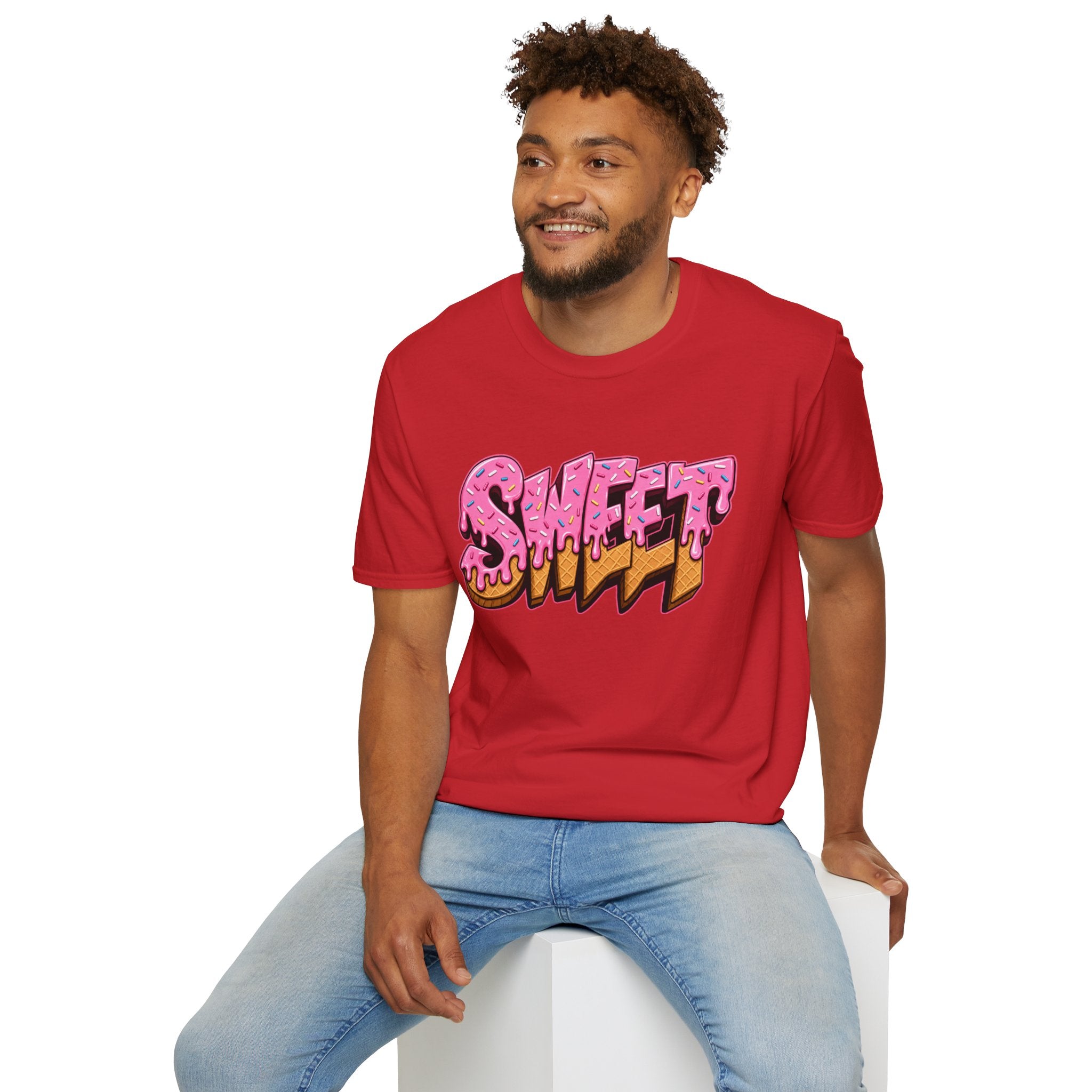 Sweet Drip Graphic T-Shirt — Pink Melting Ice-Cream Inspired Streetwear Tee
