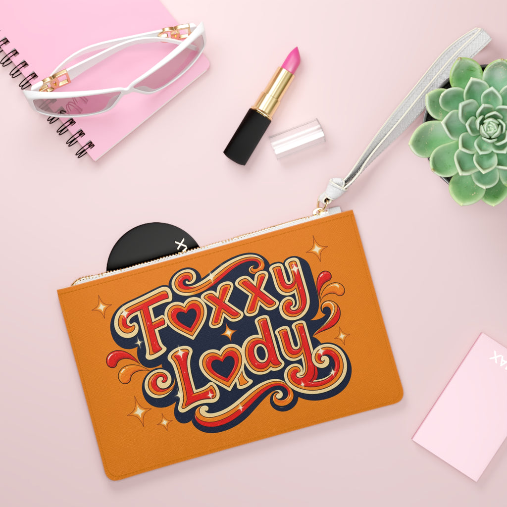 Clutch Bag 70 's Foxxy Lady Retro