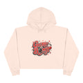 Cherry Bomb Crop Hoodie — Retro Cherry Graphic Cropped Hoodie