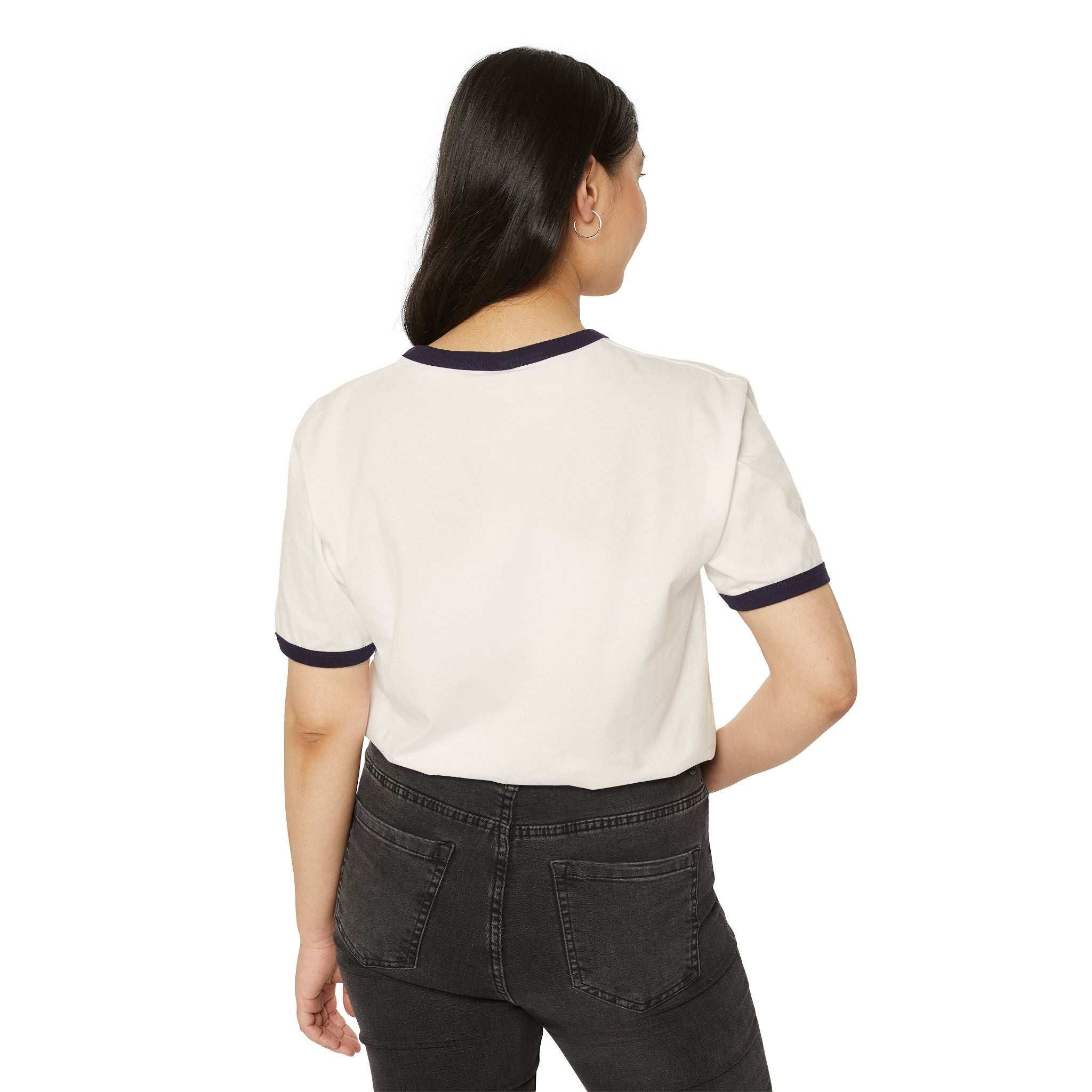 Foxy Lady Ringer Tee | Retro 70s Script Graphic T-Shirt