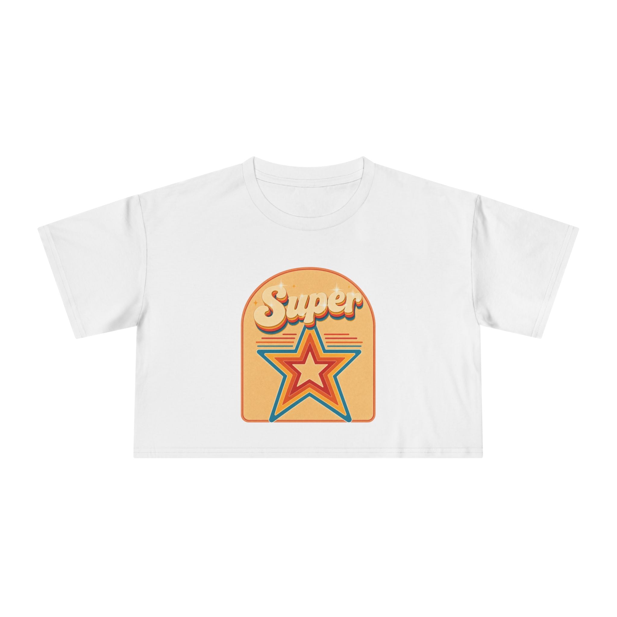 Retro 70’s Superstar Cropped Tee