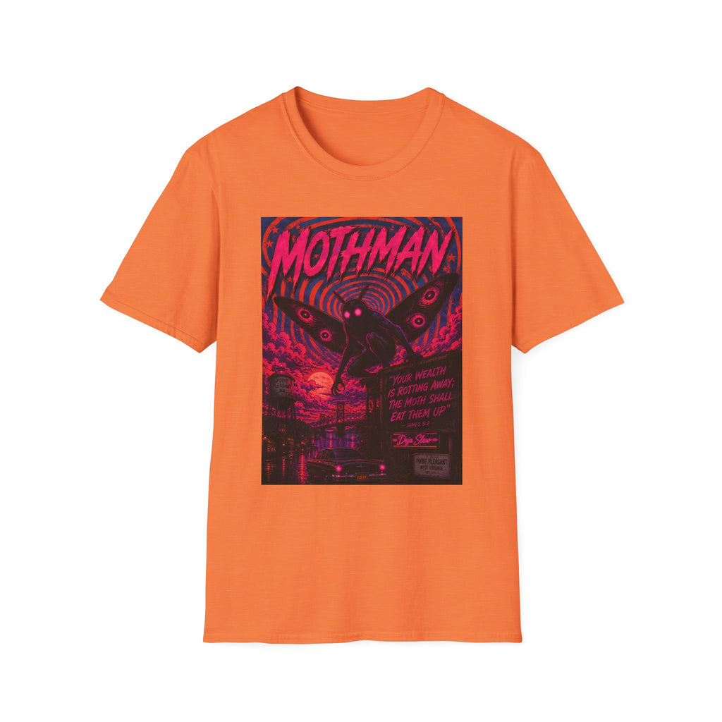 Mothman Poster Art T-Shirt | Cryptid Graphic Tee