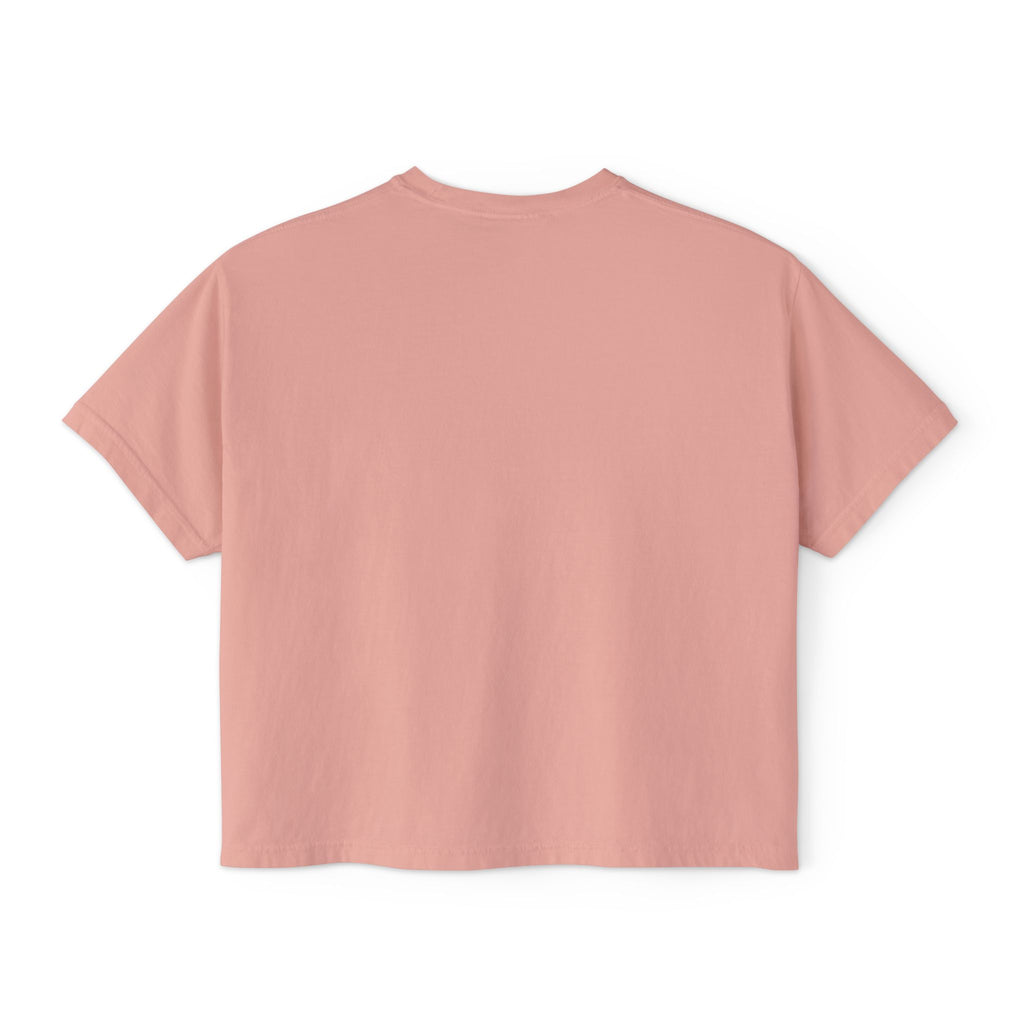 Foxy Lady Boxy Tee — Retro 70s Graphic Women’s Crop T-Shirt