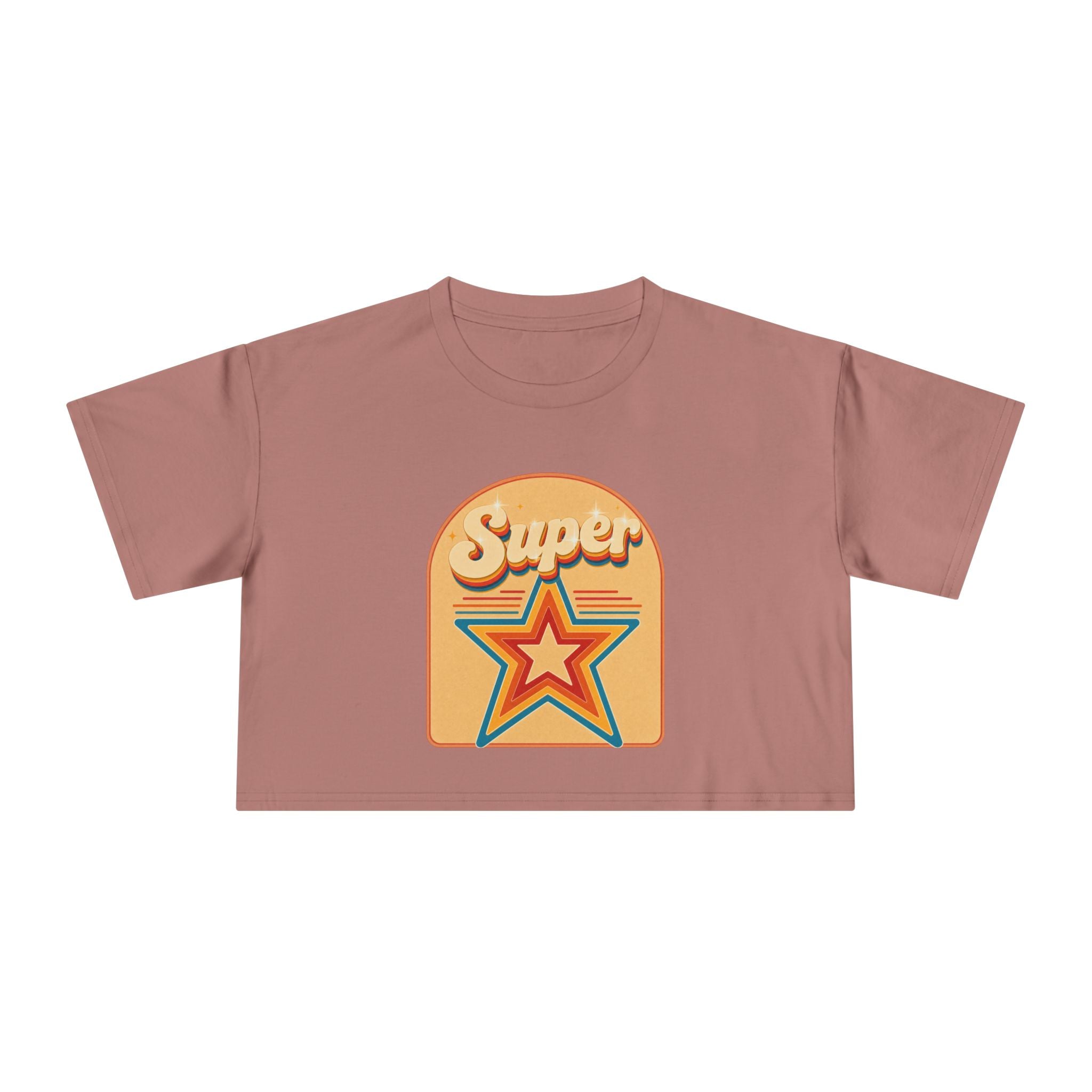 Retro 70’s Superstar Cropped Tee