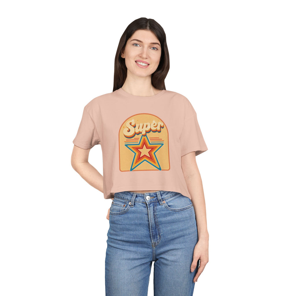 Retro 70’s Superstar Cropped Tee
