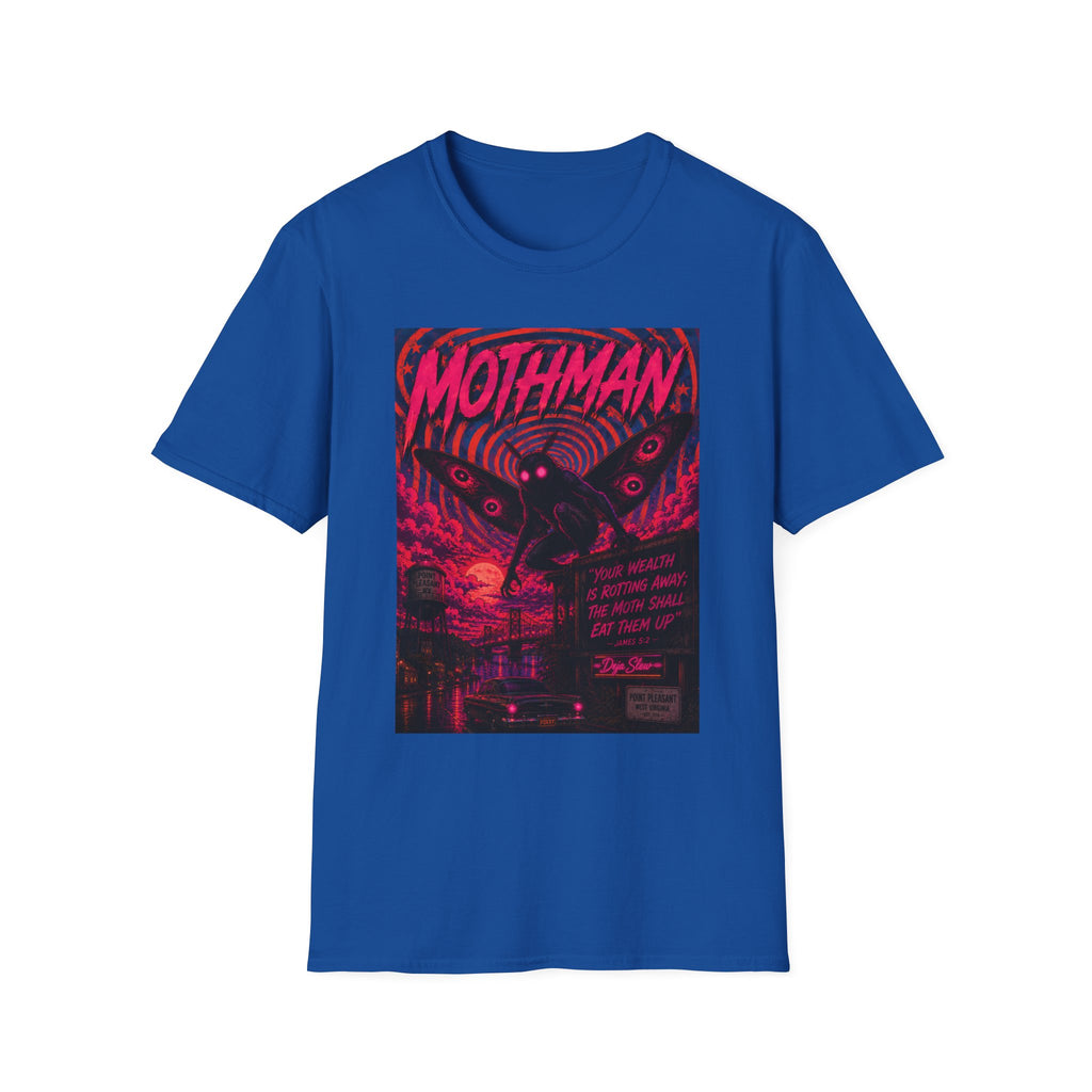 Mothman Poster Art T-Shirt | Cryptid Graphic Tee