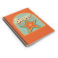 Retro Super Star spiral notebook | ruled lined journal