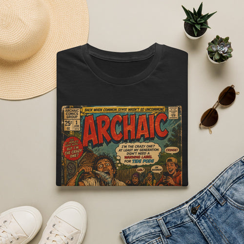 Archaic Vintage Comic T-Shirt — Retro 'Archaic' Cover Graphic