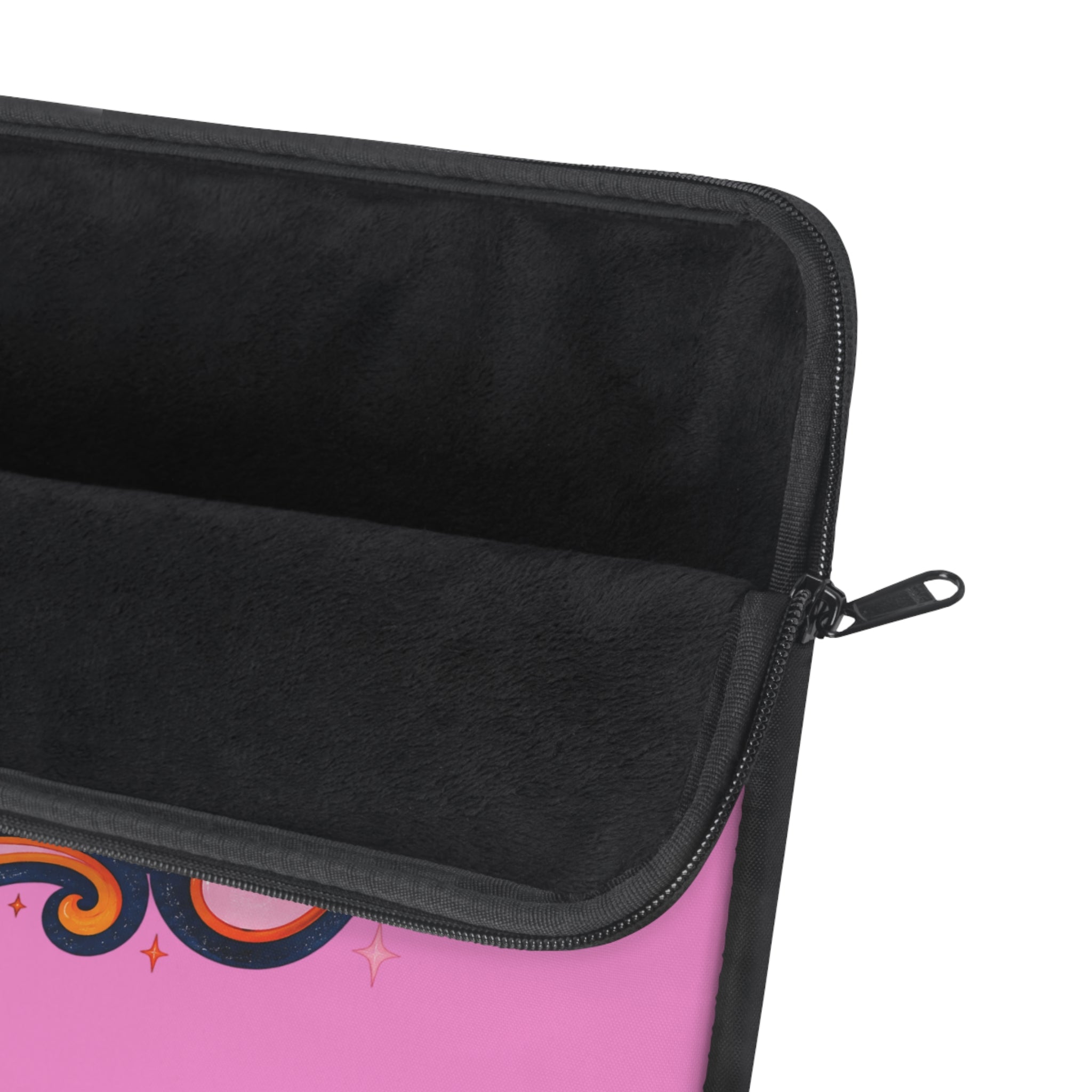 Bad Betty Pink Laptop Sleeve — Retro Script Sparkle Laptop Case