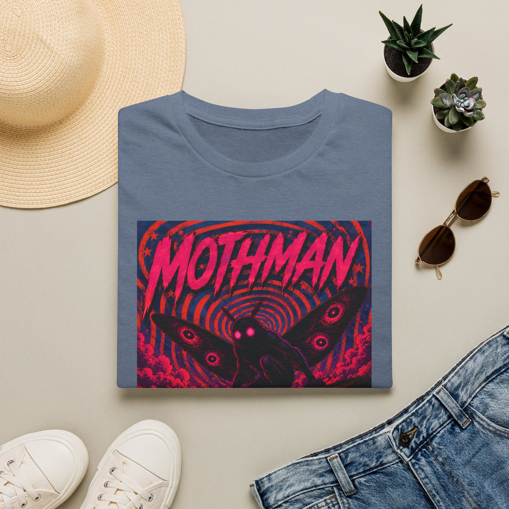 Mothman Poster Art T-Shirt | Cryptid Graphic Tee