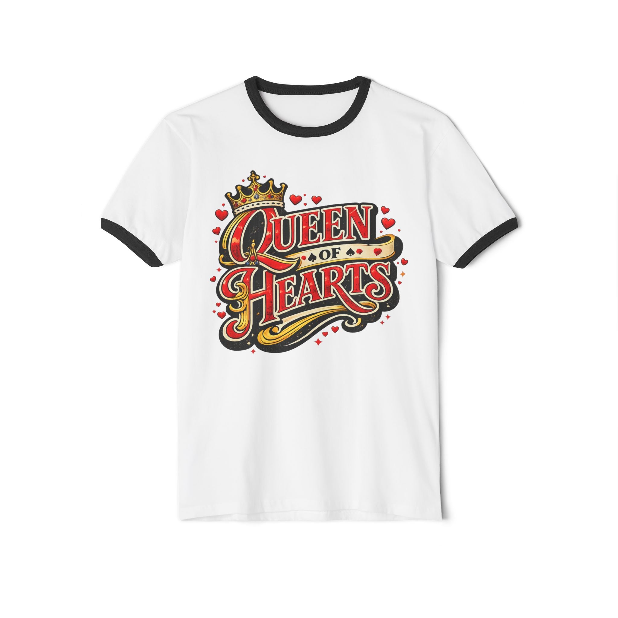 Queen of Hearts ringer tee | T-Shirt