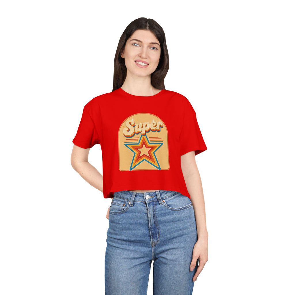 Retro 70’s Superstar Cropped Tee