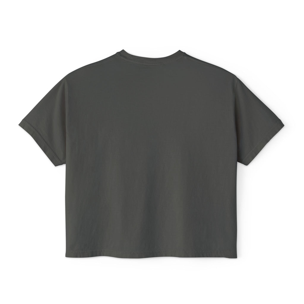 Foxy Lady Boxy Tee — Retro 70s Graphic Women’s Crop T-Shirt