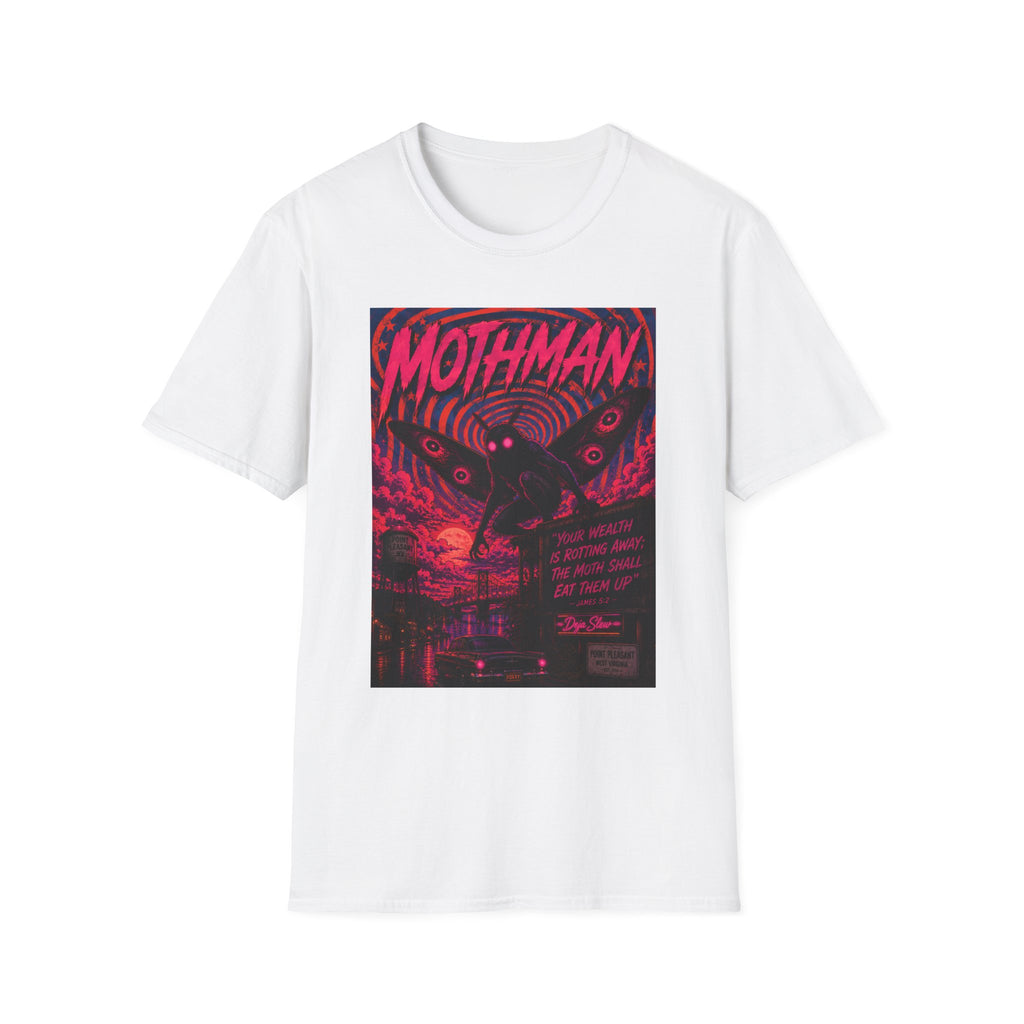 Mothman Poster Art T-Shirt | Cryptid Graphic Tee