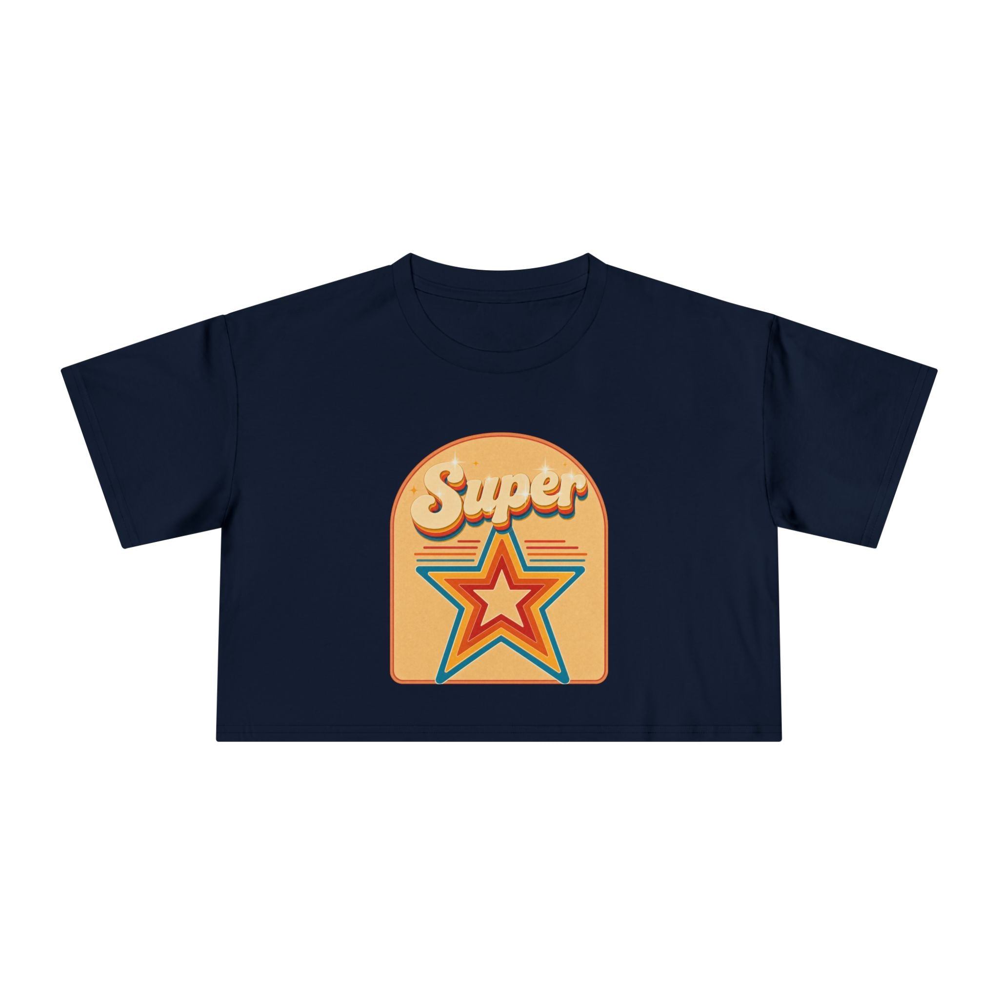 Retro 70’s Superstar Cropped Tee